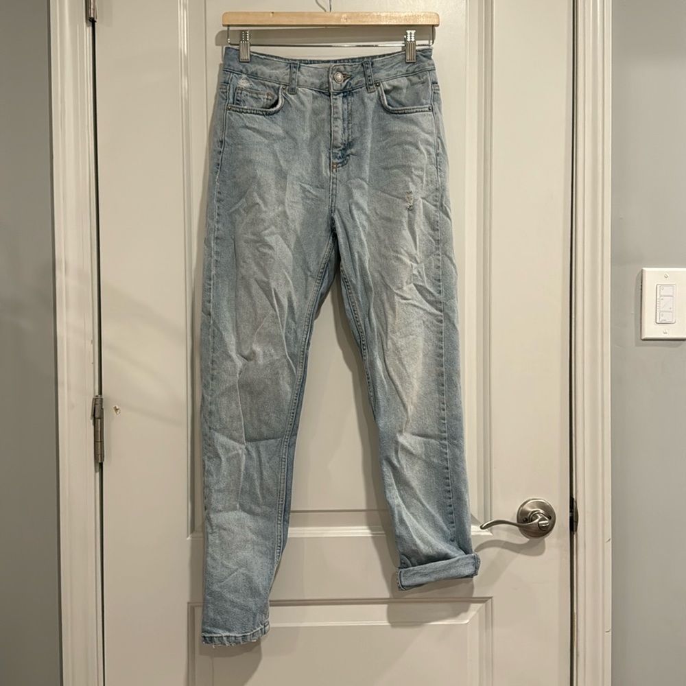 Women’s BDG light denim jeans straight cut lightly destroyed - Size 25 waist